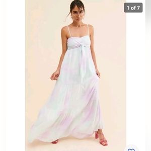 Tie Front Maxi Dress Size S